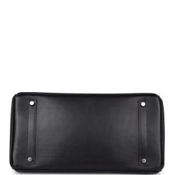 Hermès Vintage Hermes Birkin 35 Bleu Navy Box Palladium Hardware -Online Bag Store H B 230307 1 06