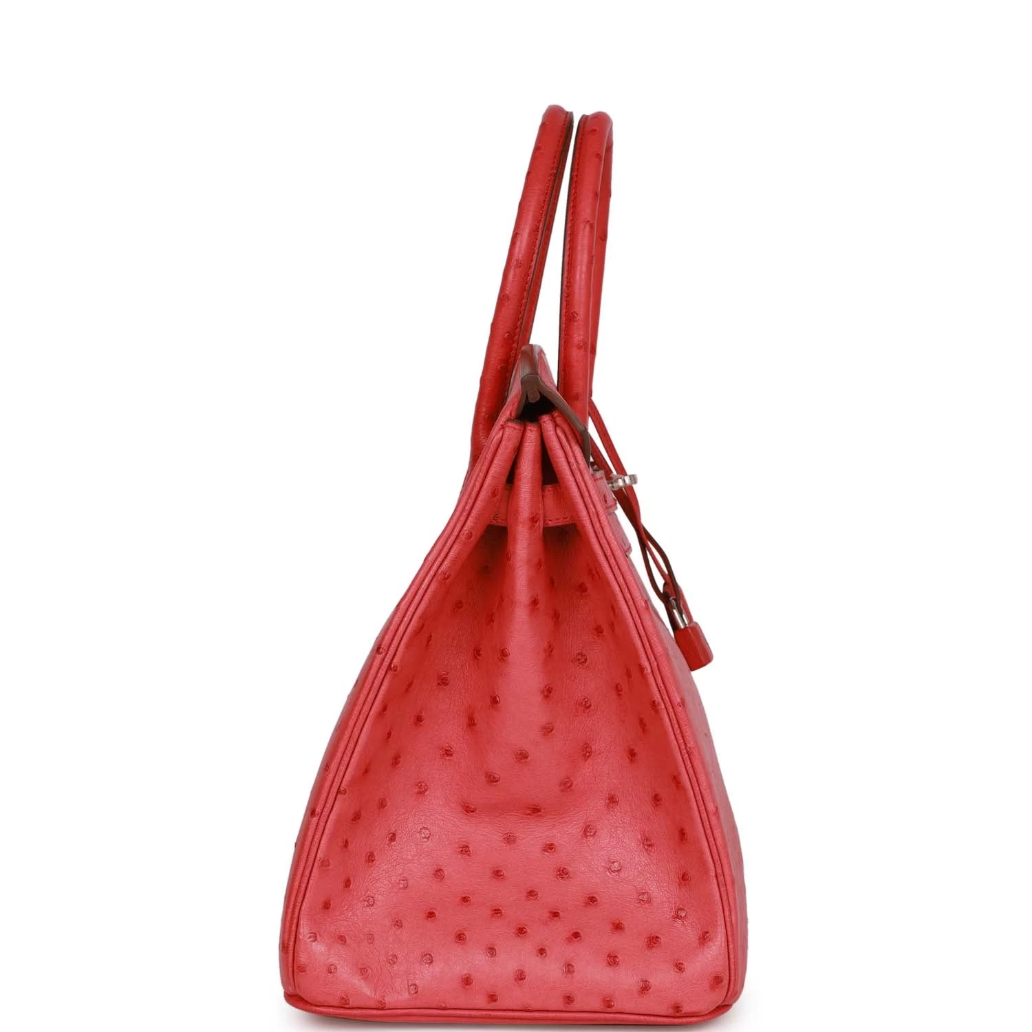 Hermès Pre-owned Hermes Birkin 35 Bougainvillea Ostrich Palladium Hardware 5 Hermès Pre-owned Hermes Birkin 35 Bougainvillea Ostrich Palladium Hardware - Image 3