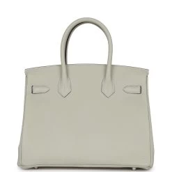 Hermès Hermes Birkin 30 Gris Neve Togo Palladium Hardware -Online Bag Store H B 230405 3 05