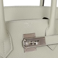 Hermès Hermes Birkin 30 Gris Neve Togo Palladium Hardware -Online Bag Store H B 230405 3 08