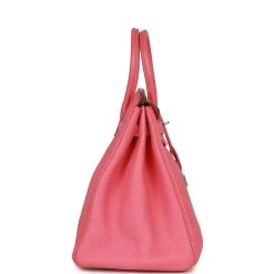 Hermès Pre-owned Hermes Birkin 35 Rose Lipstick Togo Palladium Hardware -Online Bag Store H B 230407 3 04