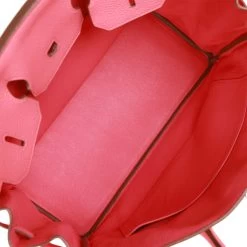 Hermès Pre-owned Hermes Birkin 35 Rose Lipstick Togo Palladium Hardware -Online Bag Store H B 230407 3 08