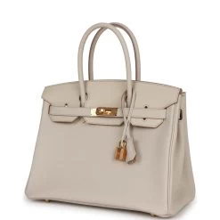 Hermès Hermes 3 En 1 Birkin 30 Beton Togo And Swift Gold Hardware -Online Bag Store H B 230516 1 IG 03