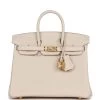 Hermès Hermes Birkin 25 Craie Togo Gold Hardware 2 Hermès Hermes Birkin 25 Craie Togo Gold Hardware -Online Bag Store H B 230616 1 01