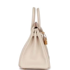 Hermès Hermes Birkin 25 Craie Togo Gold Hardware -Online Bag Store H B 230616 1 04