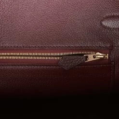 Hermès Hermes Birkin 35 Rouge Sellier Clemence Gold Hardware -Online Bag Store H B 230622 6 10