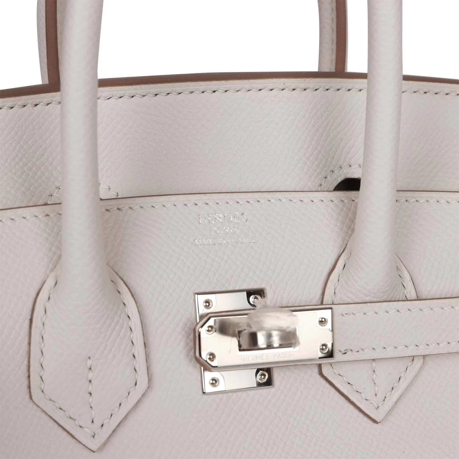Hermès Hermes Birkin Sellier 25 Gris Pale Epsom Palladium Hardware 9 Hermès Hermes Birkin Sellier 25 Gris Pale Epsom Palladium Hardware - Image 7