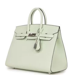 Hermès Hermes Birkin Sellier 25 Vert Fizz Epsom Palladium Hardware -Online Bag Store H B 230726 1 BD 03