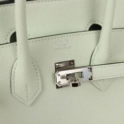 Hermès Hermes Birkin Sellier 25 Vert Fizz Epsom Palladium Hardware -Online Bag Store H B 230726 1 BD 08