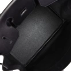 Hermès Hermes Birkin 40 HAC "Rock" Black Evercolor Palladium Hardware -Online Bag Store H B 230728 1 VP 11