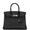 Hermès Hermes Birkin 30 Black Epsom Palladium Hardware