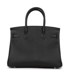 Hermès Hermes Birkin 30 Black Epsom Palladium Hardware -Online Bag Store H B 230809 1 05