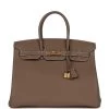Hermès Hermes Birkin 35 Etoupe Togo Gold Hardware -Online Bag Store H B 230817 1 01