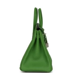 Hermès Hermes Birkin 25 Vert Yucca Togo Palladium Hardware -Online Bag Store H B 230824 1 04