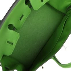 Hermès Hermes Birkin 25 Vert Yucca Togo Palladium Hardware -Online Bag Store H B 230824 1 09