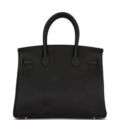 Hermès Hermes Birkin 30 Black Epsom Gold Hardware -Online Bag Store H B 230828 4 05