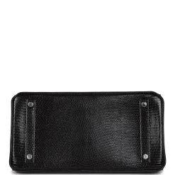 Hermès Hermes Birkin 30 Black Niloticus Lizard Palladium Hardware 16 Hermès Hermes Birkin 30 Black Niloticus Lizard Palladium Hardware -Online Bag Store H B 230831 2 06