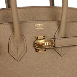 Hermès Hermes Birkin 25 Beige Marfa Togo Gold Hardware -Online Bag Store H B 230901 1 08