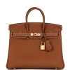 Hermès Hermes Birkin 25 Gold Togo Gold Hardware