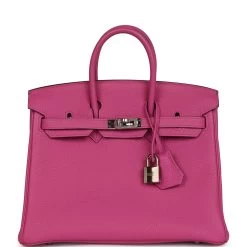 Hermès Pre-owned Hermes Birkin 25 Magnolia Togo Palladium Hardware