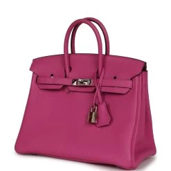 Hermès Pre-owned Hermes Birkin 25 Magnolia Togo Palladium Hardware -Online Bag Store H B 231002 3 TY 03