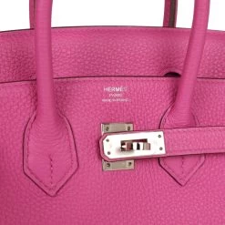 Hermès Pre-owned Hermes Birkin 25 Magnolia Togo Palladium Hardware -Online Bag Store H B 231002 3 TY 08