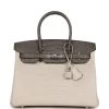 Hermès Hermes Bi-color Birkin 30 Beton And Etain Matte Alligator Palladium Hardware -Online Bag Store H B 231002 4 YH 01