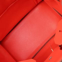 Hermès Pre-owned Hermes Birkin 35 Capucine Clemence Palladium Hardware -Online Bag Store H B 231017 1 09