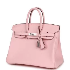 Hermès Hermes Birkin 25 Rose Sakura Swift Palladium Hardware -Online Bag Store H B 231030 1 03