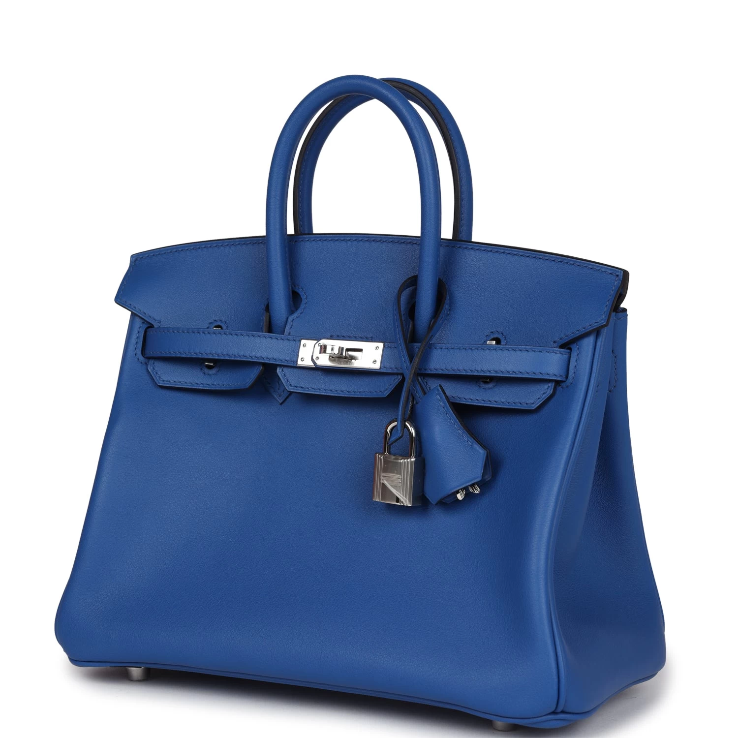 Hermès Hermes Birkin 25 Bleu France Swift Palladium Hardware 7 Hermès Hermes Birkin 25 Bleu France Swift Palladium Hardware - Image 5