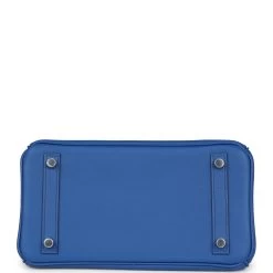 Hermès Hermes Birkin 25 Bleu France Swift Palladium Hardware 16 Hermès Hermes Birkin 25 Bleu France Swift Palladium Hardware -Online Bag Store H B 231117 2 HC 06