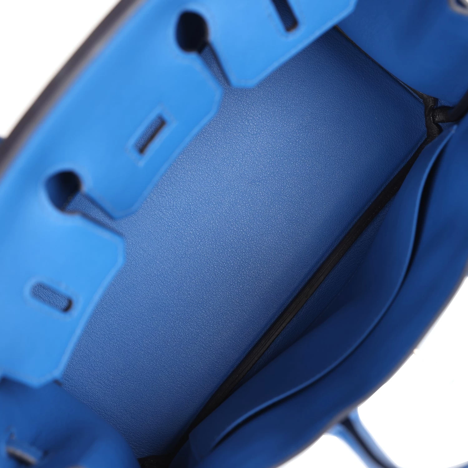 Hermès Hermes Birkin 25 Bleu France Swift Palladium Hardware 10 Hermès Hermes Birkin 25 Bleu France Swift Palladium Hardware - Image 8