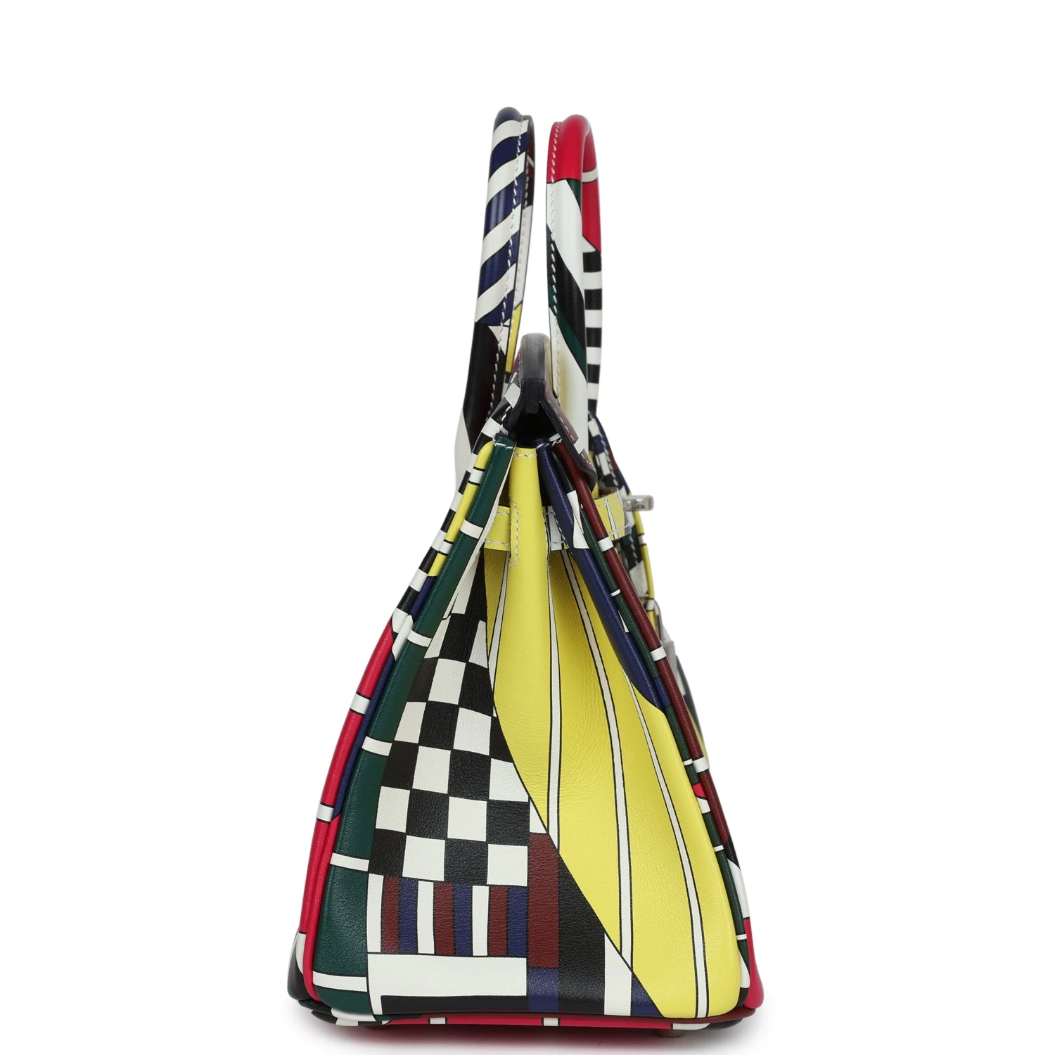 Hermès Hermes "One Two Three And Away We Go" Birkin 25 Multicolor Swift Palladium Hardware 5 Hermès Hermes "One Two Three And Away We Go" Birkin 25 Multicolor Swift Palladium Hardware - Image 3