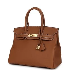 Hermès Hermes Birkin 30 Gold Togo Gold Hardware -Online Bag Store H B 231219 3 03