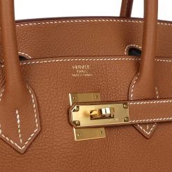 Hermès Hermes Birkin 30 Gold Togo Gold Hardware -Online Bag Store H B 231219 3 08