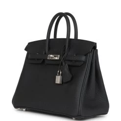 Hermès Hermes Birkin 25 Black Togo Palladium Hardware -Online Bag Store H B 231220 2 03