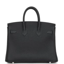 Hermès Hermes Birkin 25 Black Togo Palladium Hardware -Online Bag Store H B 231220 2 05
