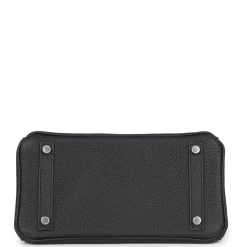 Hermès Hermes Birkin 25 Black Togo Palladium Hardware -Online Bag Store H B 231220 2 06