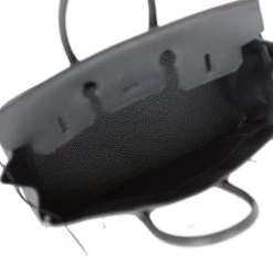 Hermès Hermes Birkin 25 Black Togo Palladium Hardware -Online Bag Store H B 231220 2 09