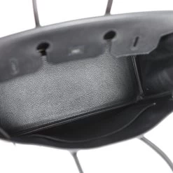 Hermès Pre-owned Hermes Birkin 35 Black Epsom Palladium Hardware -Online Bag Store H B 231226 1 20