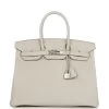 Hermès Hermes Birkin 35 Beton Togo Palladium Hardware -Online Bag Store H B 231227 5 01