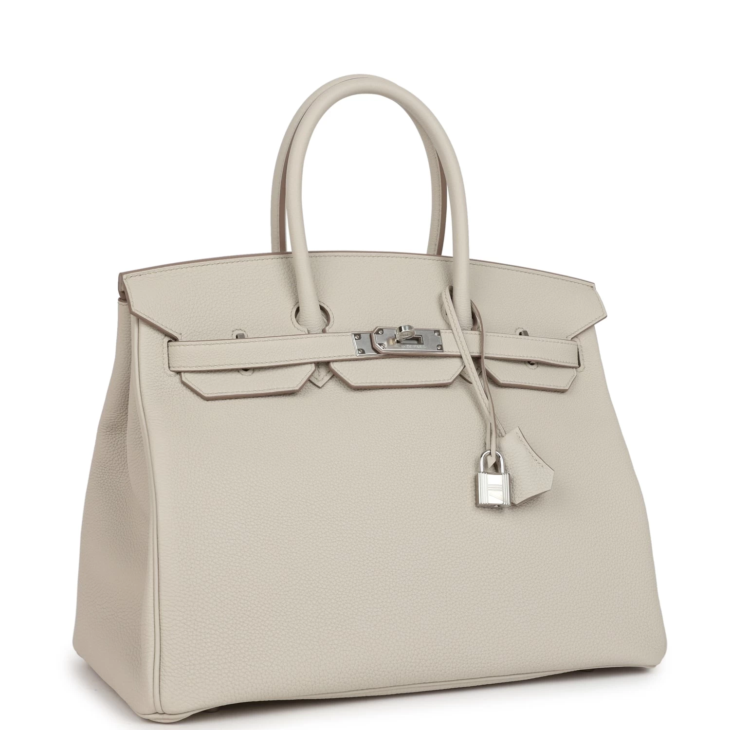 Hermès Hermes Birkin 35 Beton Togo Palladium Hardware 4 Hermès Hermes Birkin 35 Beton Togo Palladium Hardware - Image 2