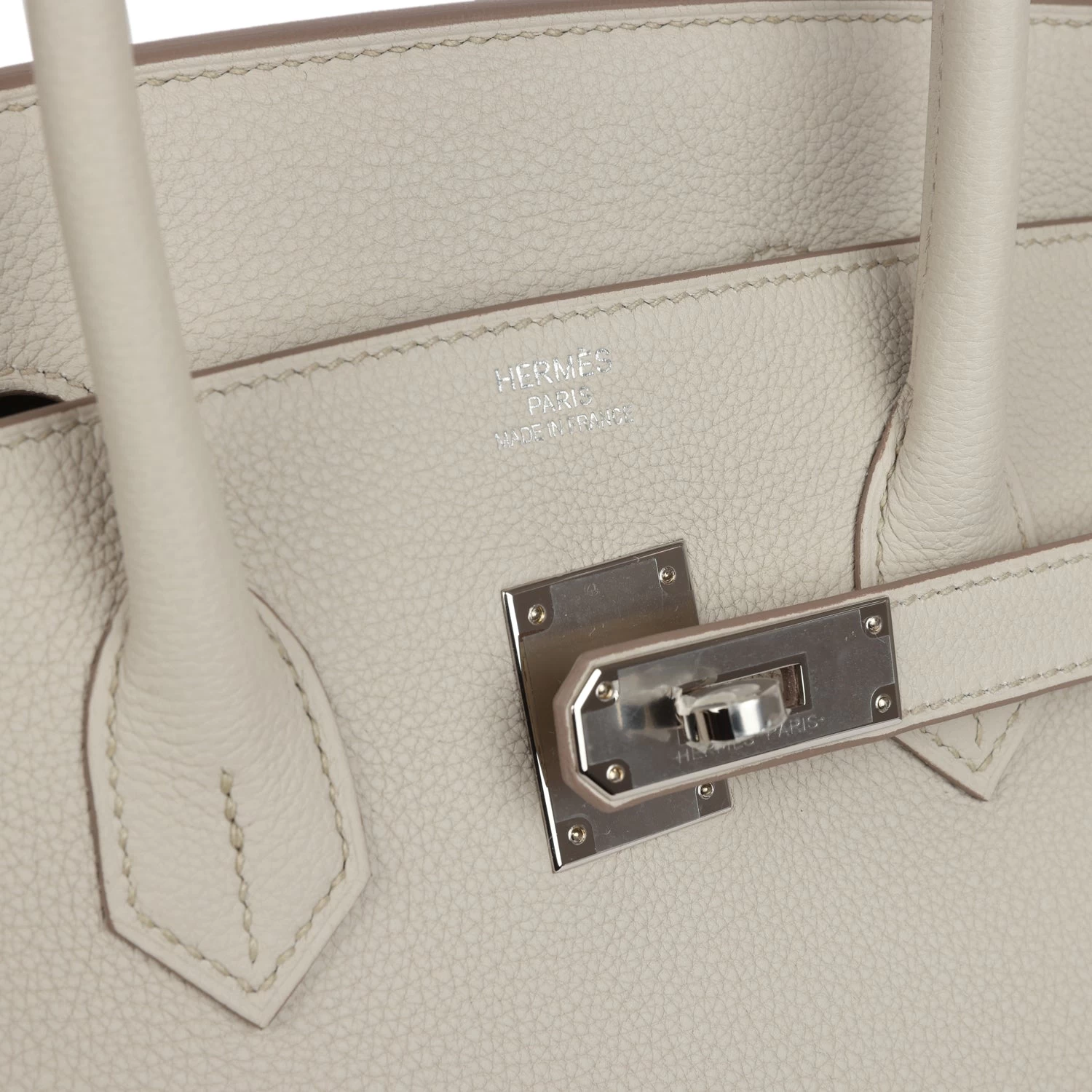 Hermès Hermes Birkin 35 Beton Togo Palladium Hardware 9 Hermès Hermes Birkin 35 Beton Togo Palladium Hardware - Image 7