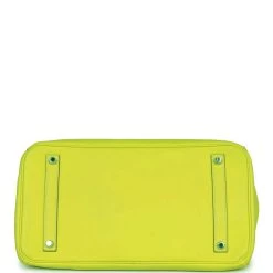 Hermès Pre-owned Hermes Birkin 35 Kiwi Swift Palladium Hardware -Online Bag Store H B 231723 1 06