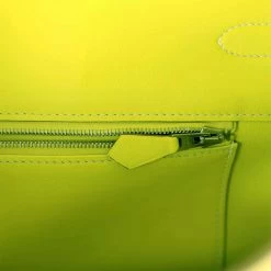 Hermès Pre-owned Hermes Birkin 35 Kiwi Swift Palladium Hardware -Online Bag Store H B 231723 1 10