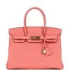 Hermès Hermes Special Order (HSS) Birkin 30 Rose Candy Togo Gold Hardware -Online Bag Store H B 240105 2 01