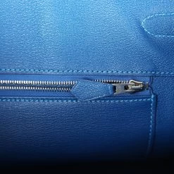 Hermès Hermes Birkin 35 Mykonos Matte Alligator Palladium Hardware -Online Bag Store H B 240123 1 10