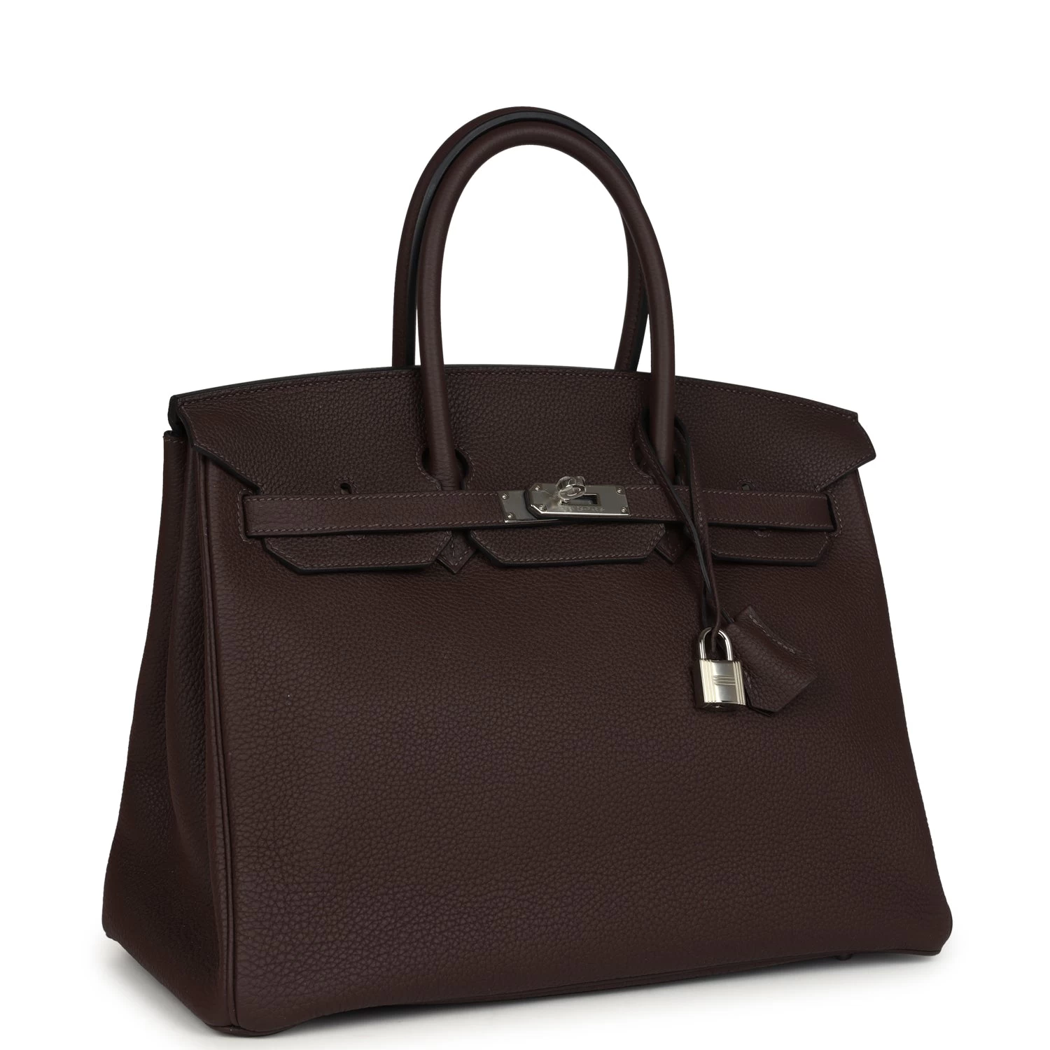 Hermès Hermes Birkin 35 Chocolate Togo Palladium Hardware 4 Hermès Hermes Birkin 35 Chocolate Togo Palladium Hardware - Image 2