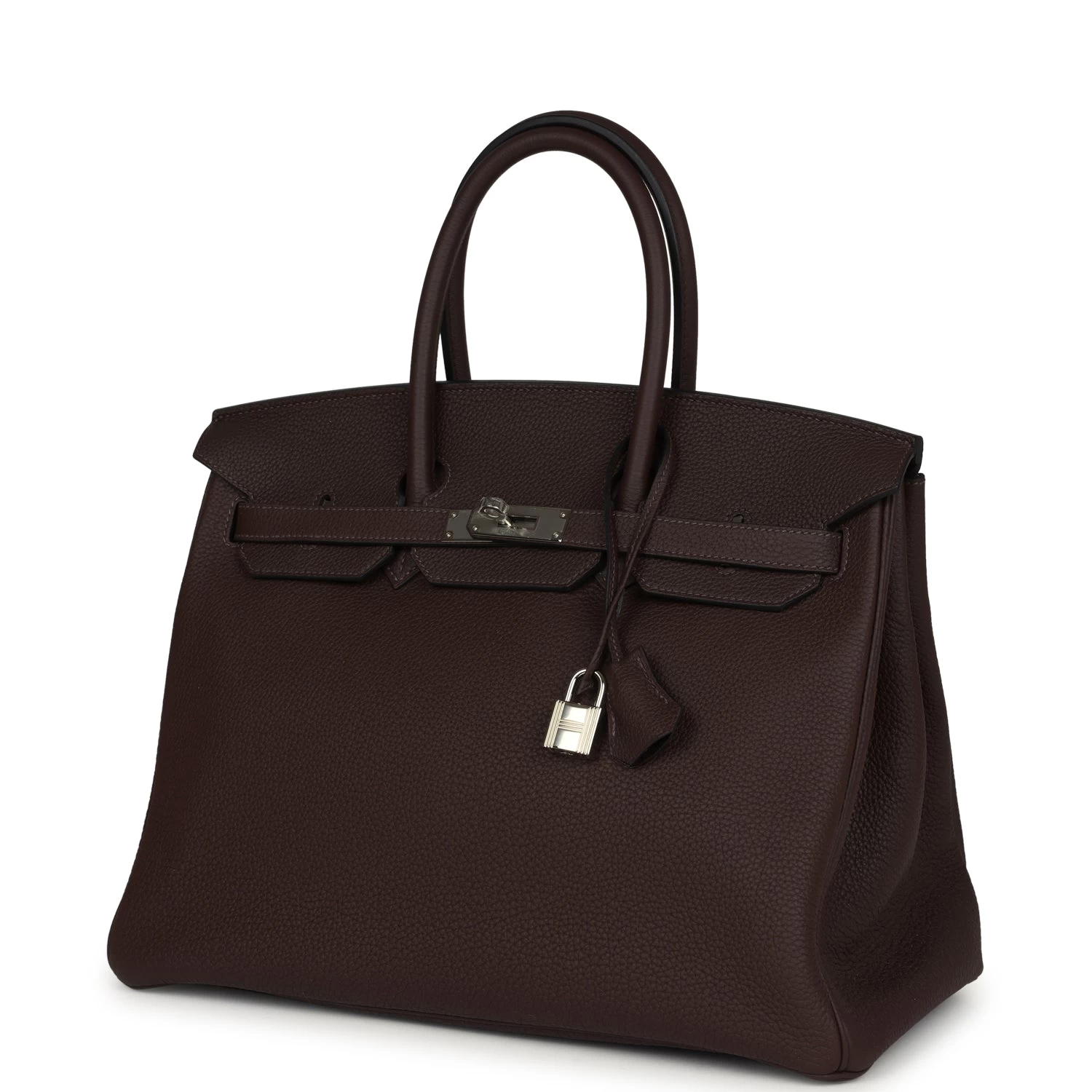 Hermès Hermes Birkin 35 Chocolate Togo Palladium Hardware 7 Hermès Hermes Birkin 35 Chocolate Togo Palladium Hardware - Image 5