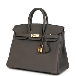 Hermès Hermes Birkin 25 Etain Togo Gold Hardware -Online Bag Store H B 240129 4 03 dbcecafc b288 4eec bf72 32b9481571f8